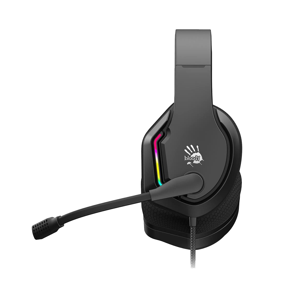Bloody G260 Virtual 7.1 Surround Sound Gaming USB Headset – Black - Image 3