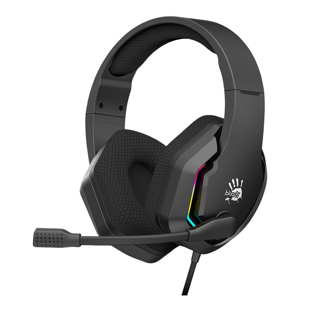 Bloody G260 Virtual 7.1 Surround Sound Gaming USB Headset – Black