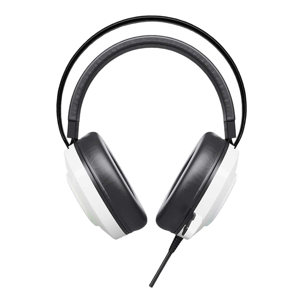 Bloody G521 Virtual 7.1 Surround Sound USB Gaming Headset – White - Image 3