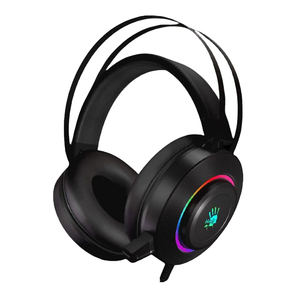 Bloody G521 Virtual 7.1 Surround Sound USB Gaming Headset – Black