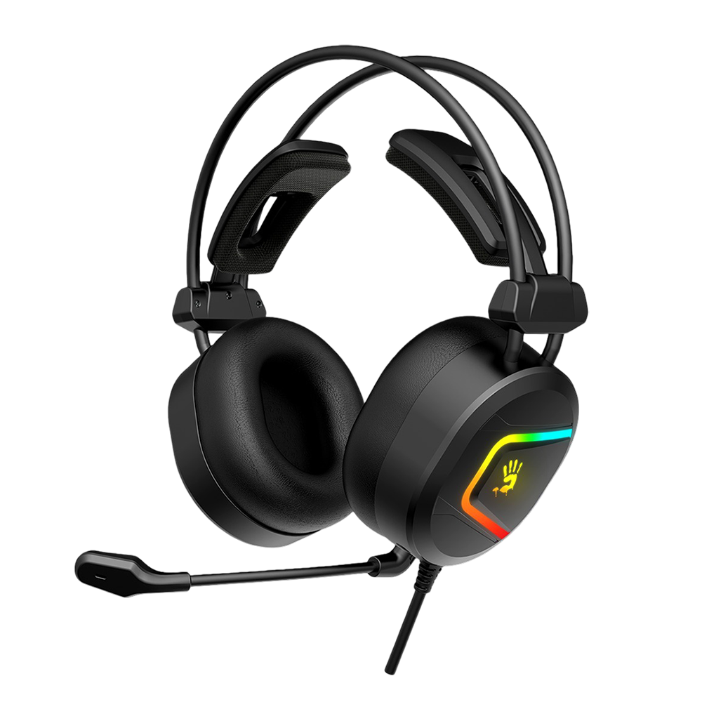 Bloody MC750 USB RGB Headphones with ANC – Black