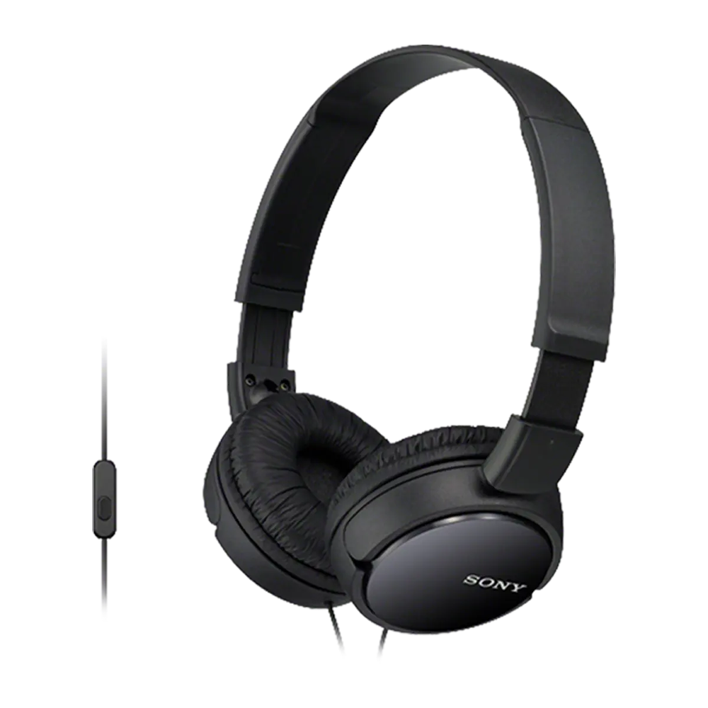 Sony MDR-ZX110AP Over-Head Wired Headphones with Microphone